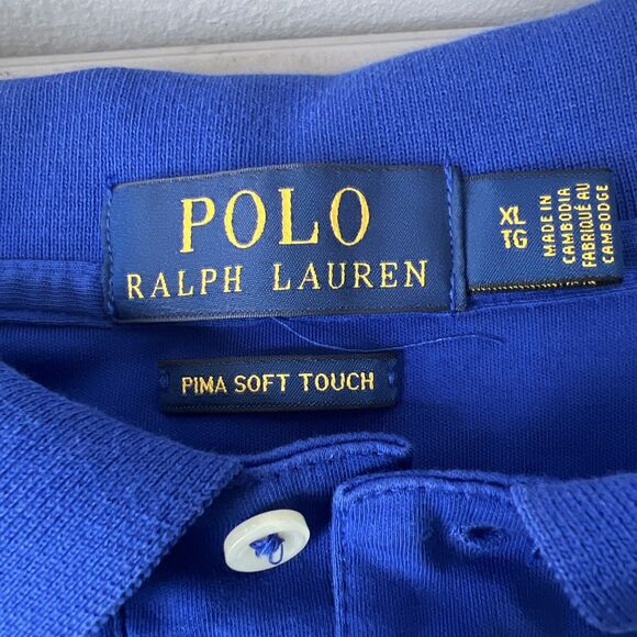 Polo Ralph Lauren Pima Soft Touch Shirt Men's XL - Picture 2 of 4
